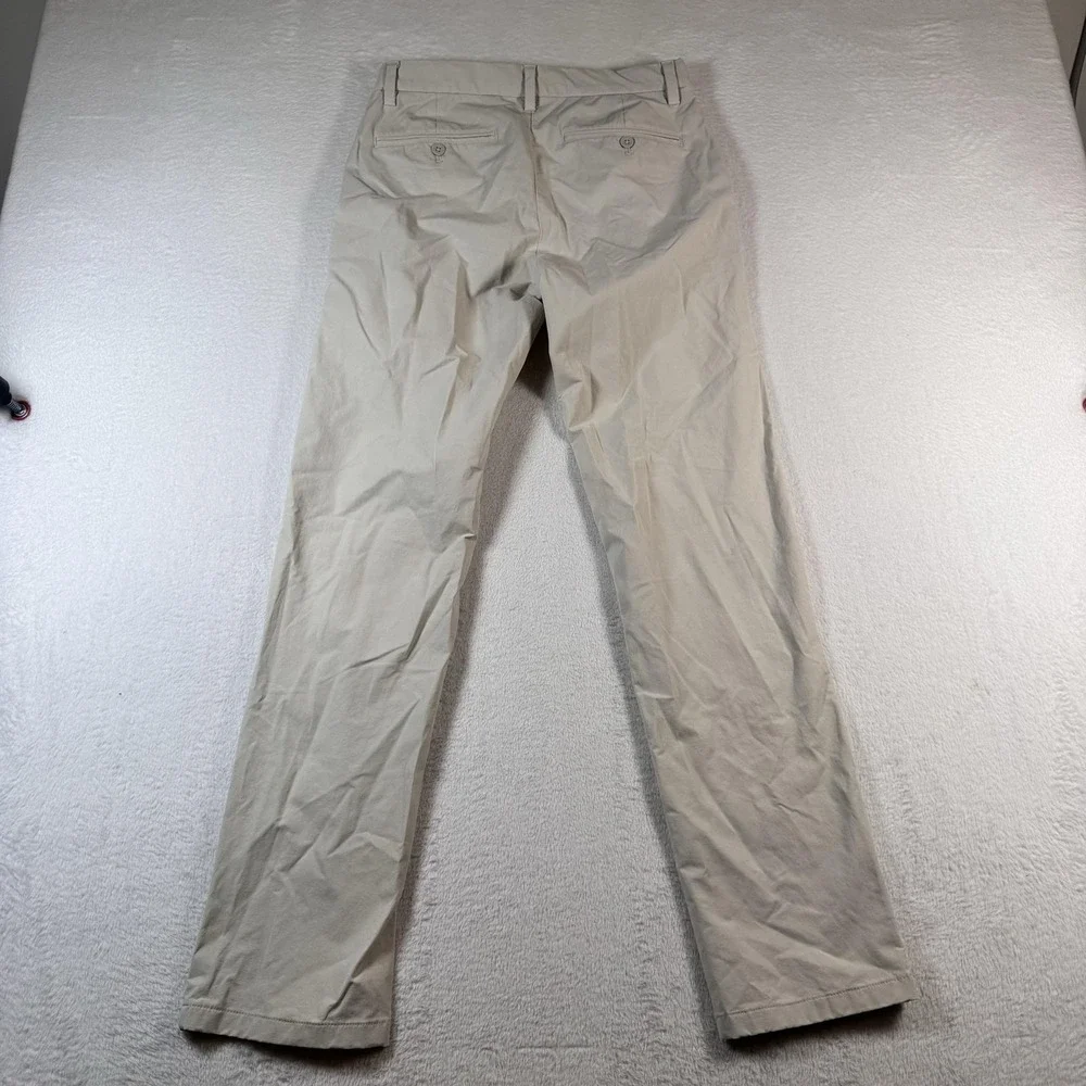 Vineyard Vines On The Go Pants Mens 28x32 Beige Stretch Chino Casual Golf